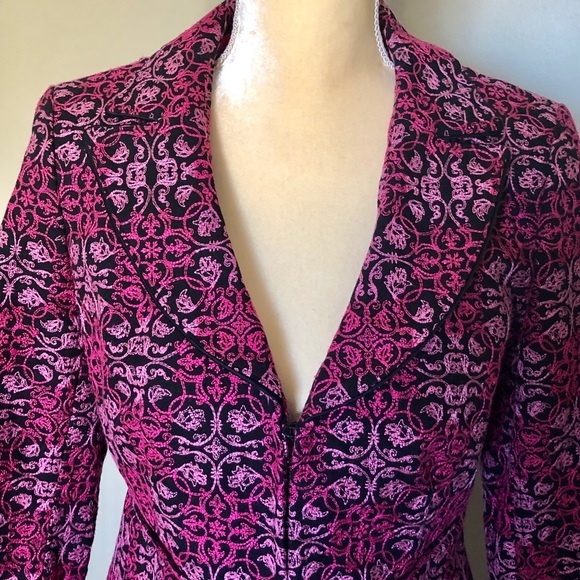 Gifted. Talbots Embroidered Petite Blazer 10P - Picture 4 of 8